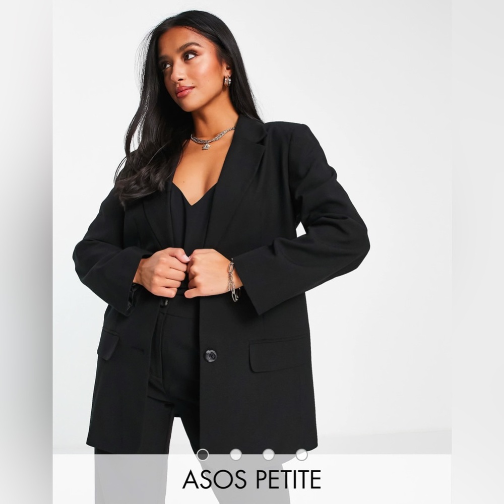 ASOS Petite Slim Boy Suit Blazer US 2 / XS